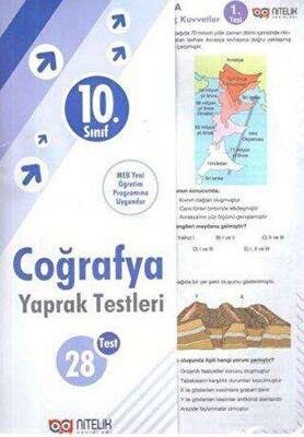 10. Sınıf Coğrafya Yaprak Testleri