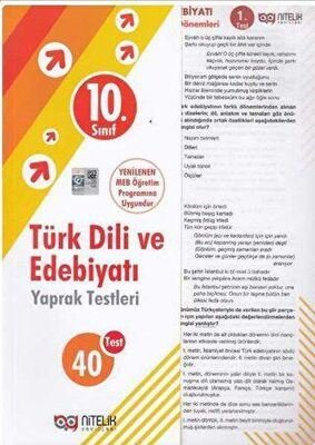 10. Sınıf Türk Dili ve Edebiyatı Yaprak Testleri