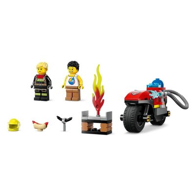Lego City Yangın Kurtarma Motosikleti 60410