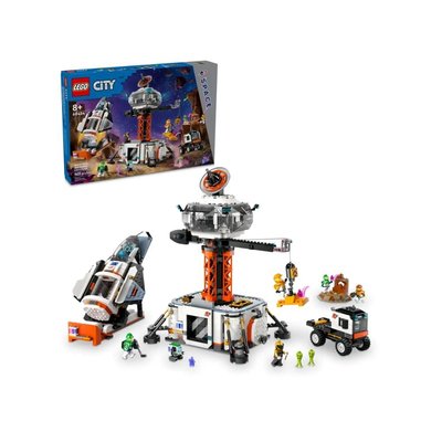 Lego City Uzay Üssü ve Roket Fırlatma Paneli 60434