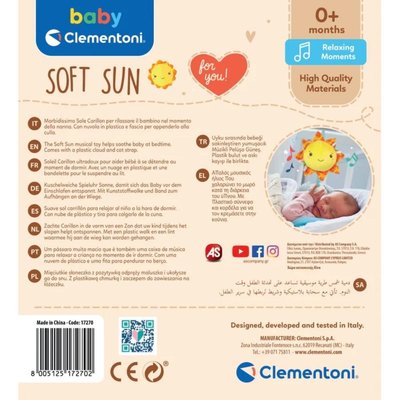 Baby Clementoni  Müzikli Pelüş Güneş