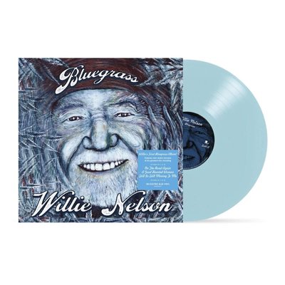 Willie Nelson Bluegrass (Electric Blue Vinyl) Plak