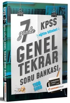 KPSS Eğitim Bilimleri Soru Bankası 7 Günde Genel Tekrar Kitabı