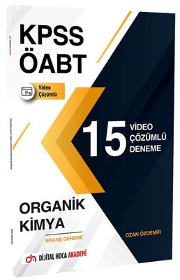 KPSS ÖABT 2024 Organik Kimya Video Çözümlü 15 Branş Deneme