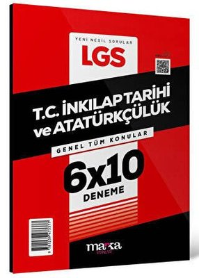 8. Sınıf LGS TC İnkılap Tarihi ve Atatürkçülük 6 x 10 Deneme
