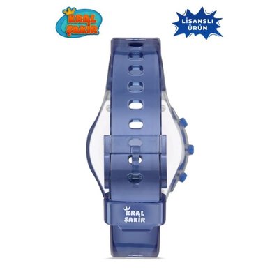 Miniflak Lisanslı Kral Şakir KS7210  Mavi Işıklı Çocuk Kol Saati