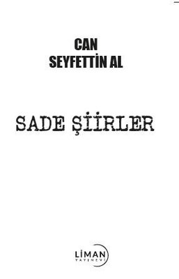 Sade Şiirler