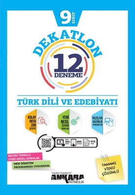 9. Sınıf Türk Dili ve Edebiyatı Dekatlon Denemeleri ( 12 Adet )