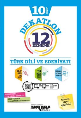 10. Sınıf Türk Dili ve Edebiyatı Dekatlon Denemeleri ( 12 Adet )