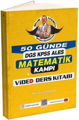 50 Günde DGS KPSS ALES Matematik Kampı Video Ders Kitabı