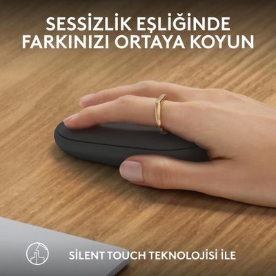 LOGITECH Pebble 2 M350s Bluetooth Mouse Grafit