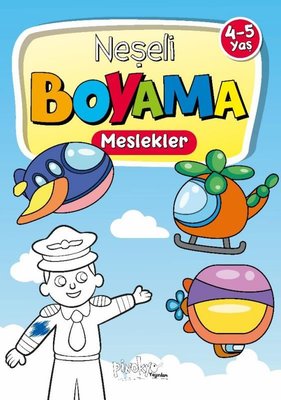  Neşeli Boyama Meslekler 4 - 5 Yaş