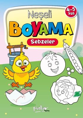  Neşeli Boyama Sebzeler 4 - 5 Yaş