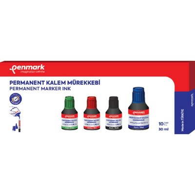 Penmark Permanent Marker Mürekkebi 30 Ml Mavi