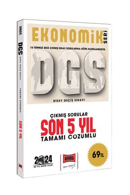 2024 DGS Ekonomik Seri Çıkmış Sorular Tamamı Çözümlü Son 5 Yıl (16 Temmuz 2023 Sınavı Dahil)