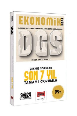 2024 DGS Ekonomik Seri Çıkmış Sorular Tamamı Çözümlü Son 7 Yıl (16 Temmuz 2023 Sınavı Dahil)