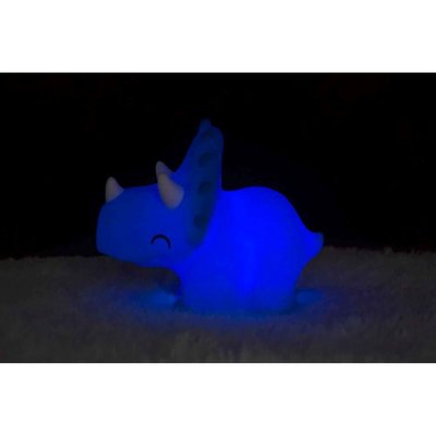 Dhink Silikon Gece Lambası  Triceratops Pembe