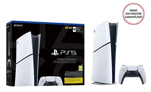 PS5 Slim Digital Edition 1 TB SSD Oyun Konsolu (Eurasia Garantili)