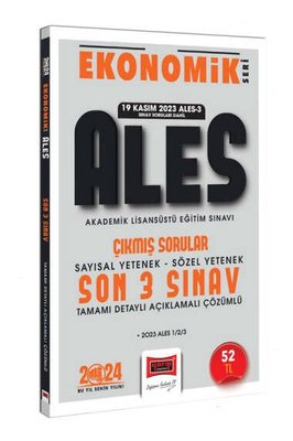 2024 ALES Ekonomik Seri Çıkmış Sorular Tamamı Çözümlü Son 3 Sınav