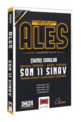 2024 ALES Son 11 Sınav Çıkmış Sorular ( 19 Kasım 2023 Sınavı Dahil )