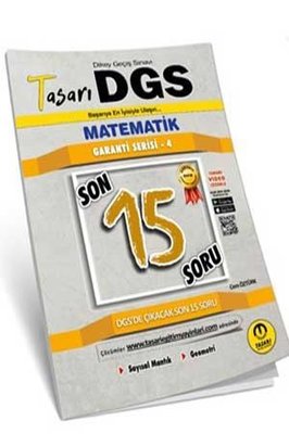 DGS Matematik Son 15 Soru Garanti Serisi Soru Kitapçığı