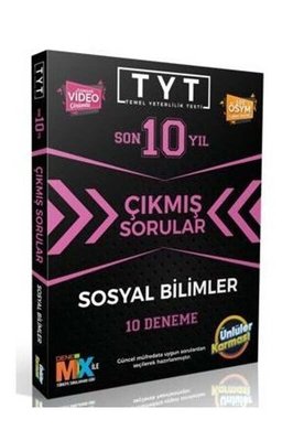 TYT Sosyal Bilimler Son 10 Yıl Çıkmış Sorular 10 Deneme