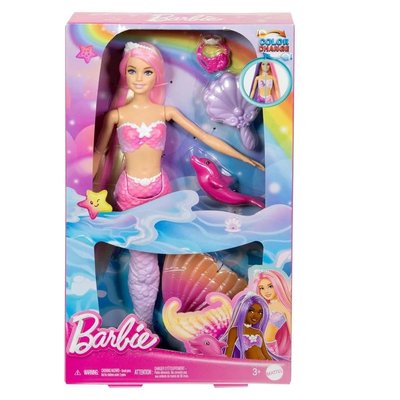Barbie Renk Değiştiren Deniz Kızı ve Akesuraları HRP97