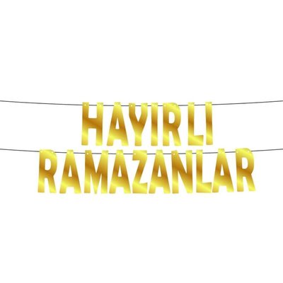 Kika Hayırlı Ramazanlar Harf Banner