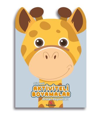 Stickerli Aktiviteli Boyamalar - Orman Hayvanları