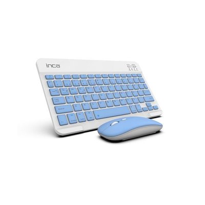 Inca IBK-562M Bluetooth Klavye & Mouse Set Mavi