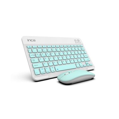 Inca IBK-562Y Bluetooth Klavye & Mouse Set Yeşil