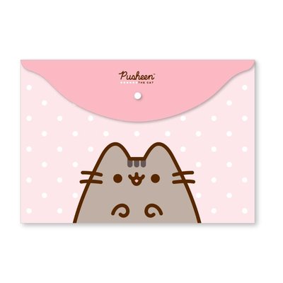 Pusheen A4 Çıtçıtlı Dosya (Plastik)