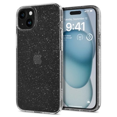 Spigen Apple iPhone 15 Kılıf Liquid Crystal Glitter Crystal Quartz - ACS06788