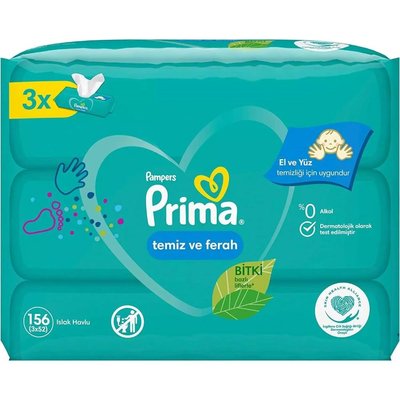 Prima Pampers Fresh Clean Islak Bebek Havlusu 52x6 Adet (312 Yaprak)