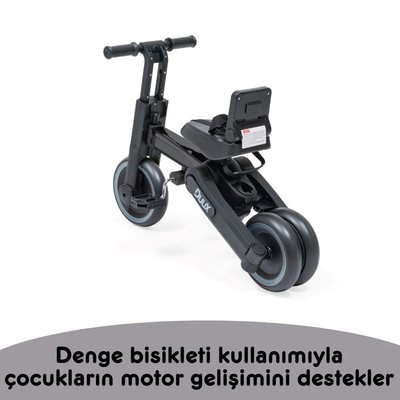 Duux Trike 7 in 1 Üç Tekerlekli Bisiklet Siyah