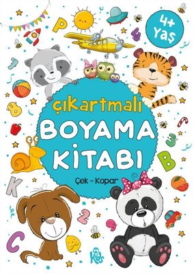 Çıkartmalı Boyama Kitabı Çek Kopar 4+Yaş