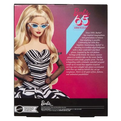 Barbie 65.Yıl Özel Koleksiyon Bebeği Sarışın HRM58