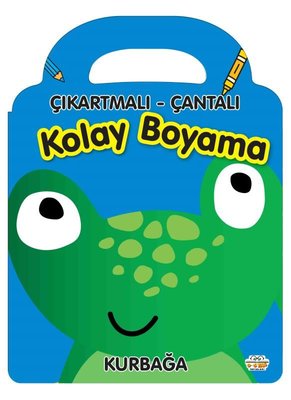 Çıkartmalı - Çantalı Kolay Boyama - Kurbağa