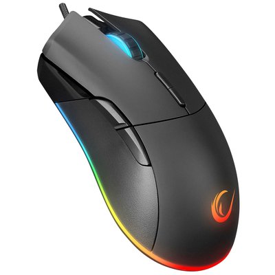 Rampage SMX-R21 Siyah RGB Makrolu Ergonomik Optik Kablolu Oyuncu Mouse