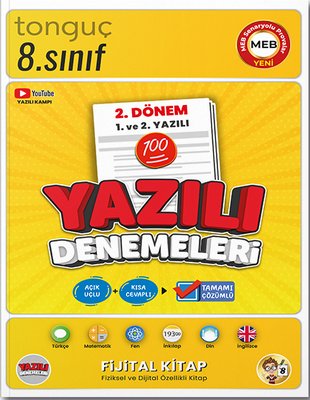 8. Sınıf Yazılı Denemeleri 2. Dönem 1 ve 2. Yazılı