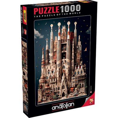 Anatolian Puzzle 1000 Parça La Sagrada Familia 1163