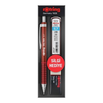 Rotring Tikky Retro 0.7MinSlgiH Kırmızı