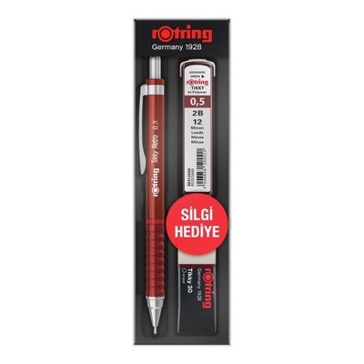 Rotring Tikky Retro 0.5+MnSlgHd Kırmızı