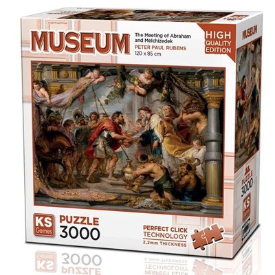 Ks Games 3000 Parça Puzzle İbrahim ve Melkisedek'in Buluşması Puzzle