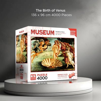 Ks Games 4000 Parça Puzzle The Birth of Venus