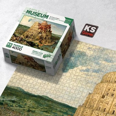 Ks Games 4000 Parça Puzzle The Tower of Babel