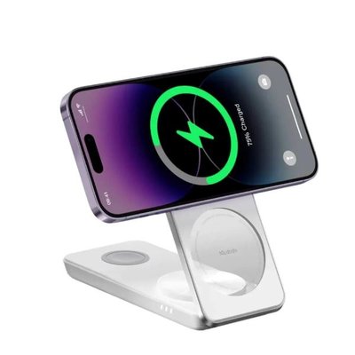 Mcdodo CH-1150 3in1 Katlanabilir Manyetik Kablosuz Şarj Cihazı ve Standı