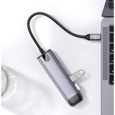 Mcdodo HU-7740 6İn1 Usb Type-C HDMI + USB 3.0 PD Çoklayıcı Adaptör 