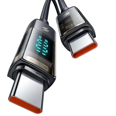 Mcdodo CA-3610 - Type-C to Type-C Dijital Ekranlı Hızlı Şarj Kablosu 