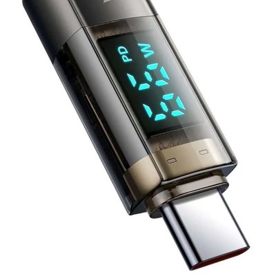 Mcdodo CA-3610 - Type-C to Type-C Dijital Ekranlı Hızlı Şarj Kablosu 